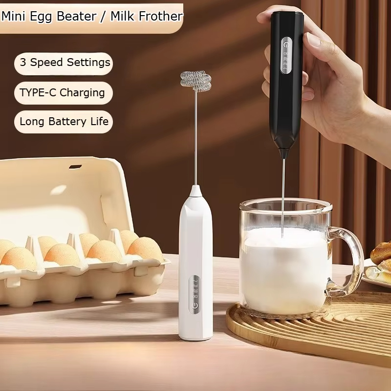 Portable Blender Usb Rechargeable - Elektrikli El Tipi Süt Köpürtücü, USB
