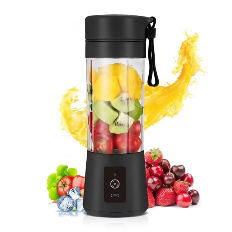 Portable Blender Usb Rechargeable - Toptan 6 Bıçaklı Meyve Sıkacağı Bardak