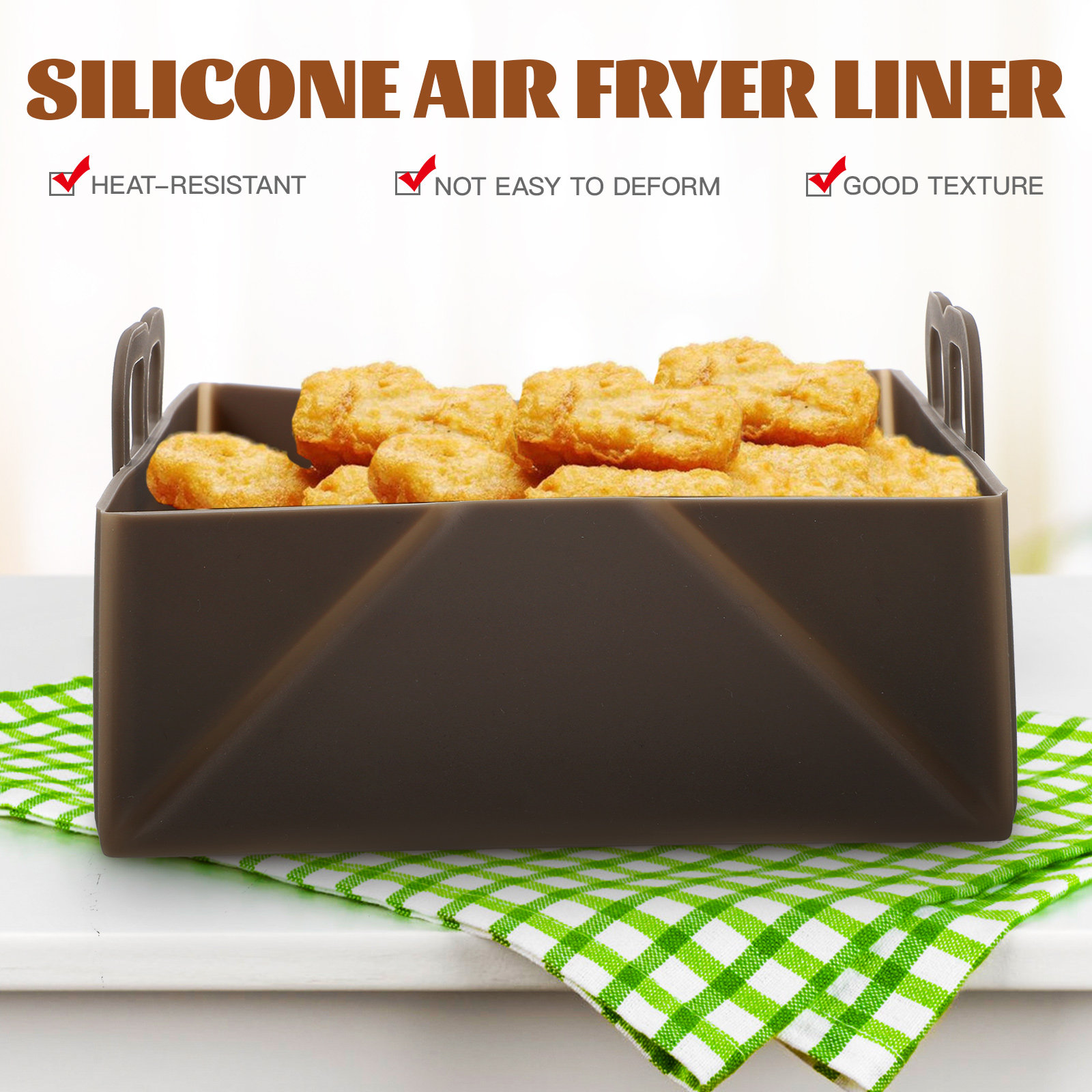 Air Fryer için Silikon Kaplama - Air Fryer Silicone Pot Liner incelemesi ve fiyatı
