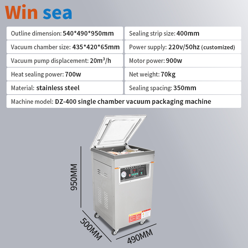 DZ-400 Ticari Elektrikli Tek B - Food Vacuum Sealer Machine incelemesi ve fiyatı