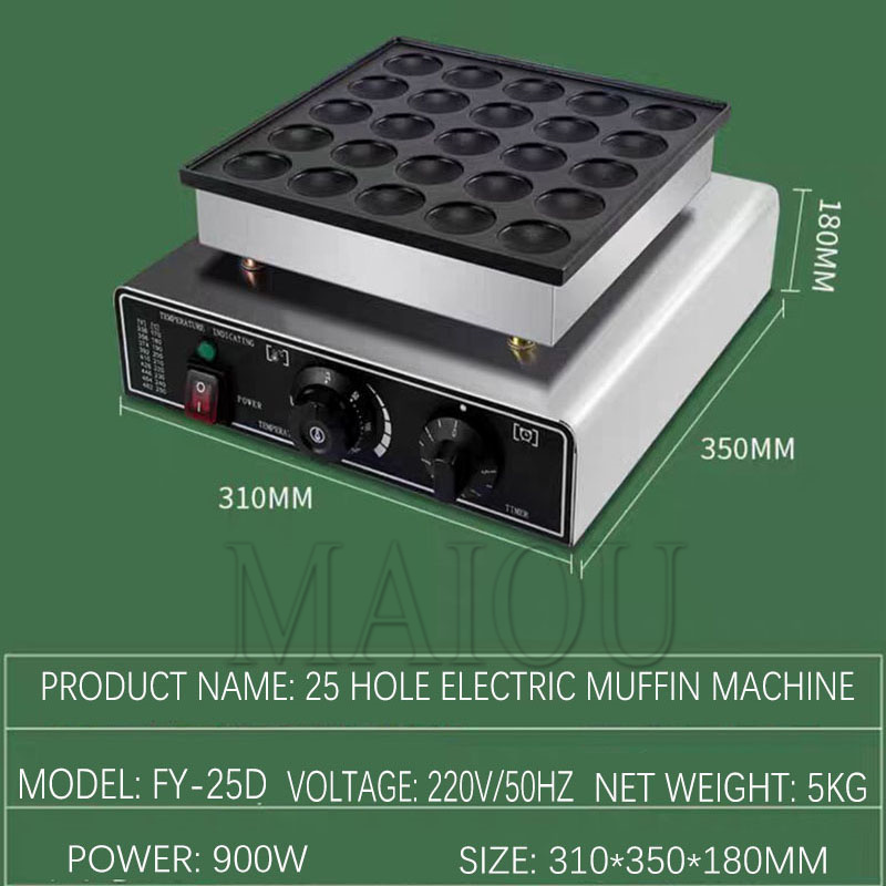 25 Delikli Elektrikli Waffle M - Mini Waffle Maker Machine incelemesi ve fiyatı